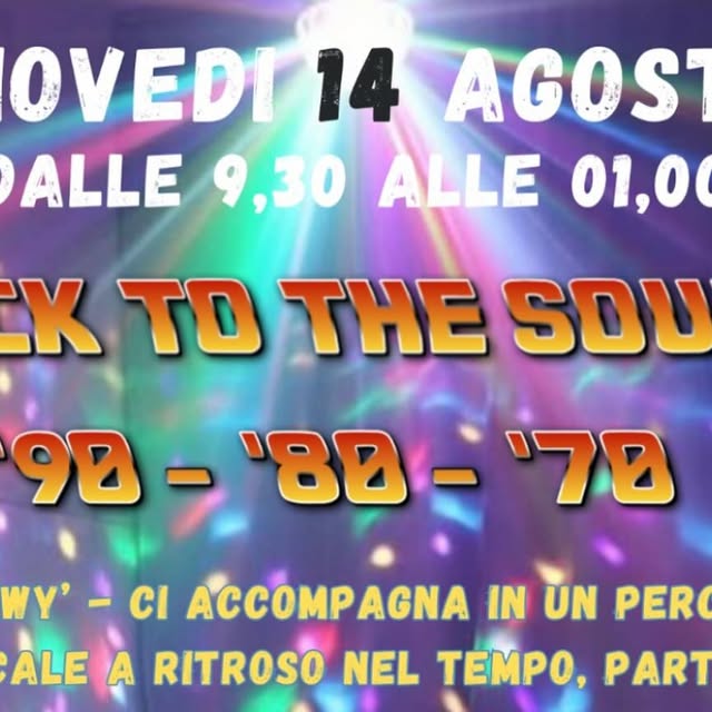 Back to the Sound, musica dal vivo